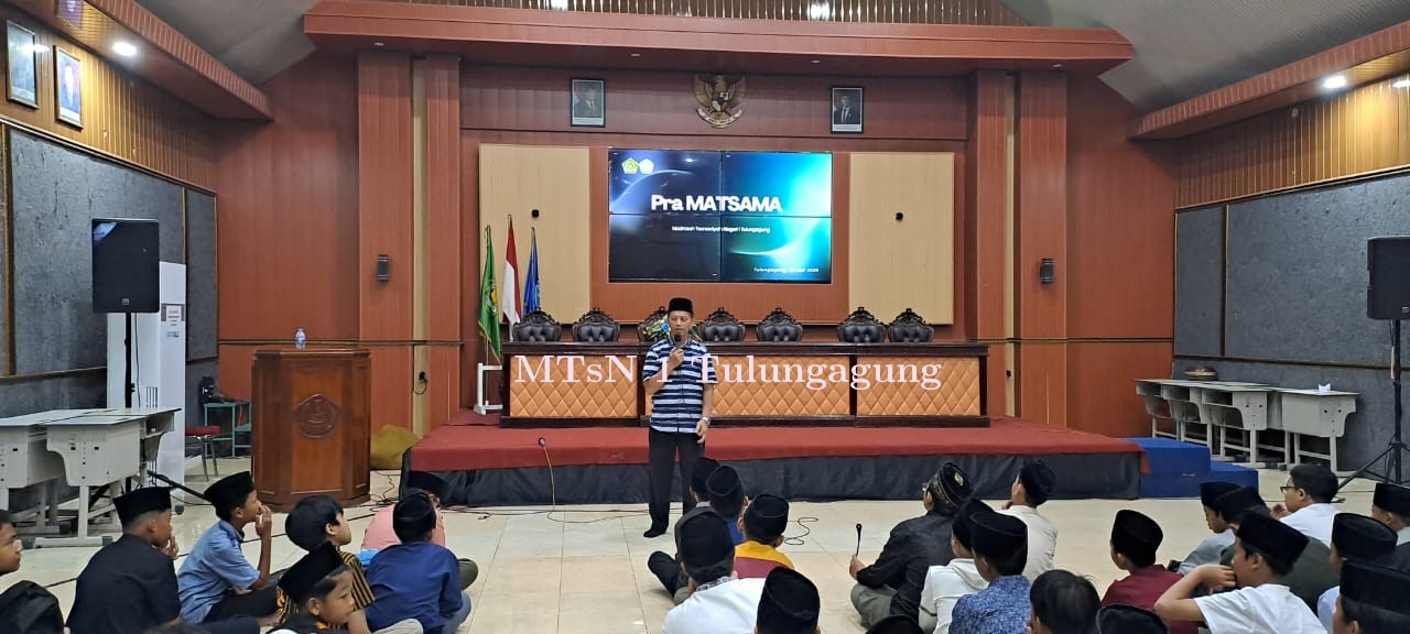 Melihat Pra Matsama Keempat Peserta Didik Baru MTsN 1 Tulungagung