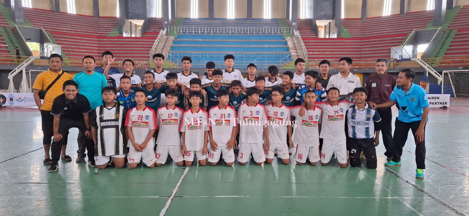 Mayoritas Siswa Matsaneta One, Tim Futsal Tulungagung pada Porseni MTs Jawa Timur di Jember