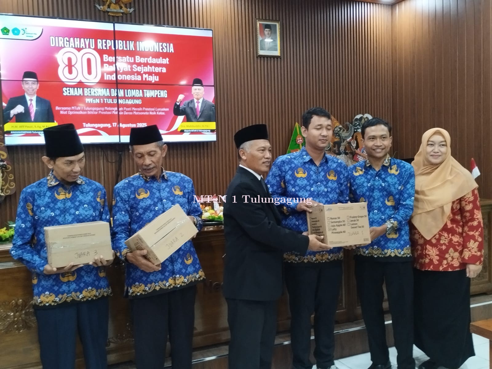 Terpilih Enam Juara Lomba Hias Tumpeng Semarak Kemerdekaan