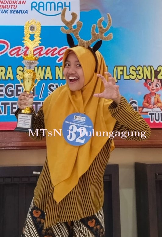 Tak Ketinggalan, Juara III Mendongeng FLS3N tingkat Kabupaten